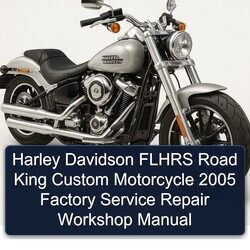 2005 Harley Davidson Road King Flhrs Custom Motorcycle Service Repair Workshop Manual PDF