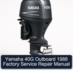 1988 Yamaha 40G Outboard Service Repair Workshop Manual PDF