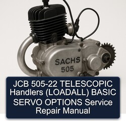 JCB 505-22 Telescopic Handlers (LOADALL) Basic Servo Options Service Repair Workshop Manual PDF