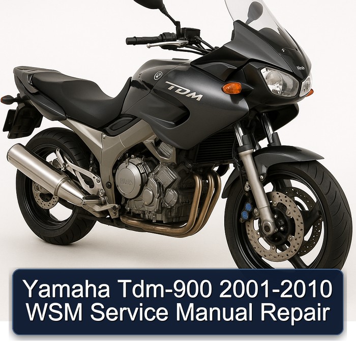 2001-2010 Yamaha TDM Models TDM-900 - WSM Service Repair Workshop Manual PDF