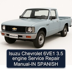 Chevrolet LUV Isuzu 6ve1 3.5 Engine - Spanish Service Repair Workshop Manual PDF