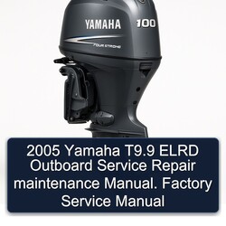 2005 Yamaha T9.9 Elrd Outboard Service Repair Workshop Manual PDF