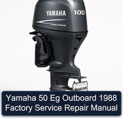 1988 Yamaha 50 Eg Outboard Service Repair Workshop Manual PDF