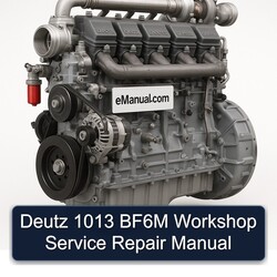 Deutz 1013 BF6M Service Repair Workshop Manual PDF