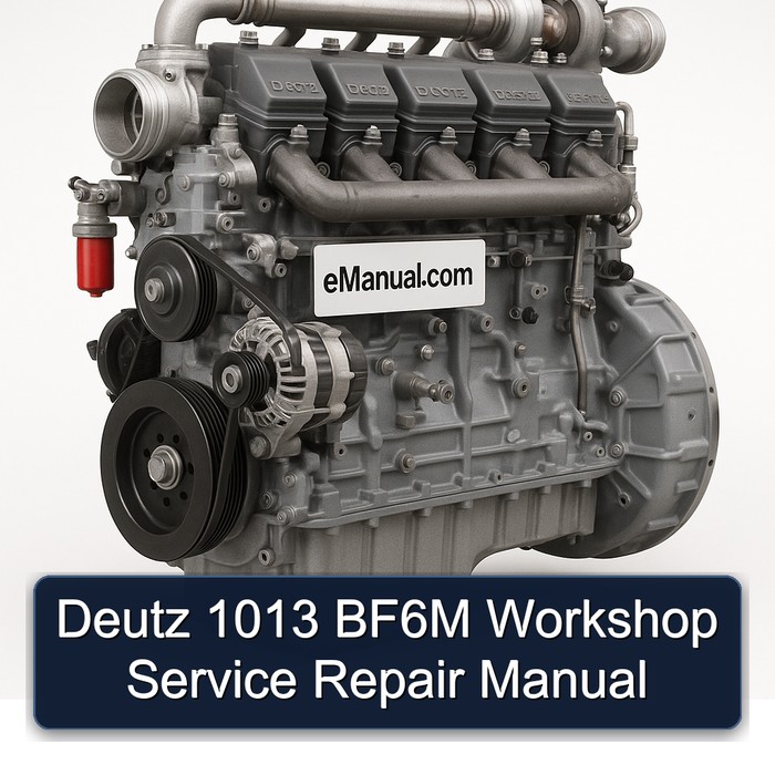 Deutz 1013 BF6M Service Repair Workshop Manual PDF