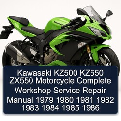 1979-1986 Kawasaki KZ Series KZ500 KZ550 ZX550 Motorcycle Service Repair Workshop Manual PDF