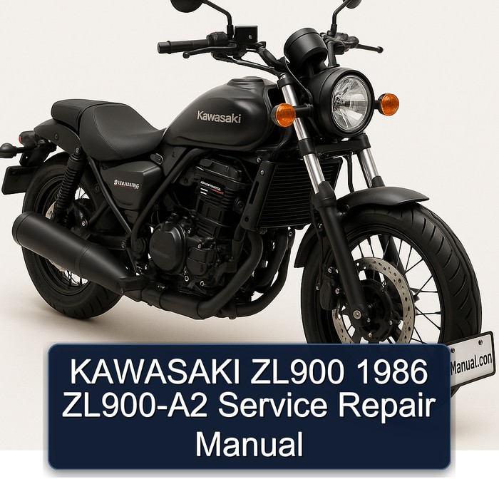 1986 Kawasaki Eliminator ZL900 ZL900-A2 Service Repair Workshop Manual PDF