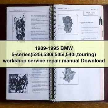 1989-1995 BMW 1 Series 5-series(525i 530I 535I 540I Touring) Service Repair Workshop Manual PDF