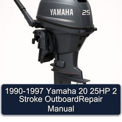 1990-1997 Yamaha 20 25HP 2 Stroke Outboardrepair Service Repair Workshop Manual PDF
