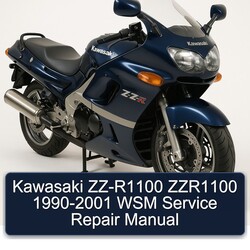1990-2001 Kawasaki ZZ R Series ZZ-R1100 ZZR1100 - WSM Service Repair Workshop Manual PDF