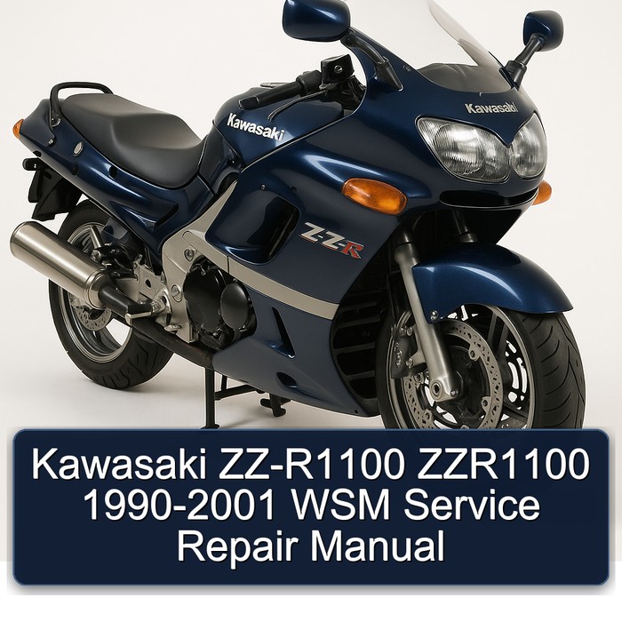 1990-2001 Kawasaki ZZ R Series ZZ-R1100 ZZR1100 - WSM Service Repair Workshop Manual PDF