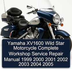 1999-2005 Yamaha XV Models XV1600 Wild Star Motorcycle Service Repair Workshop Manual PDF