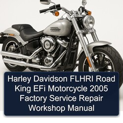 2005 Harley Davidson Road King Flhri Efi Motorcycle Service Repair Workshop Manual PDF