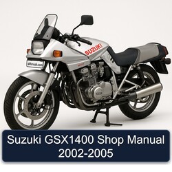 2002-2005 Suzuki GSX Series GSX1400 Shop Service Repair Workshop Manual PDF