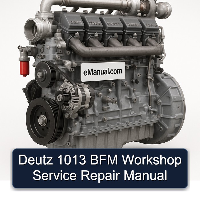 Deutz 1013 BFM Service Repair Workshop Manual PDF
