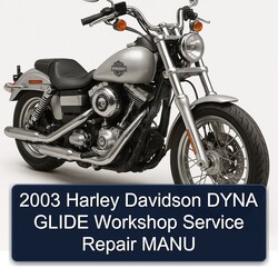 2003 Harley Davidson Dyna Glide Manu Service Repair Workshop Manual PDF