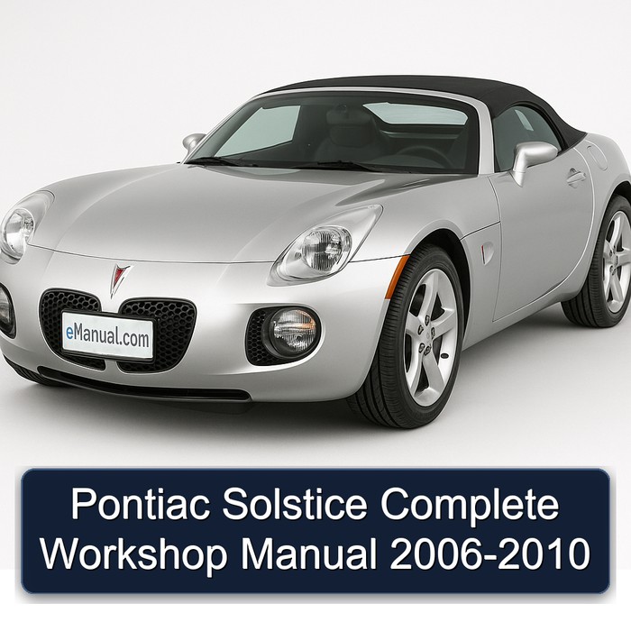 2006-2010 Pontiac Solstice Service Repair Workshop Manual PDF