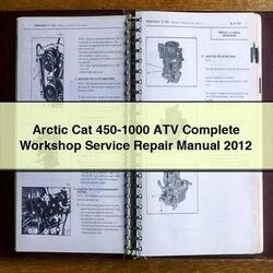 2012 Arctic CAT 450-1000 ATV Service Repair Workshop Manual PDF