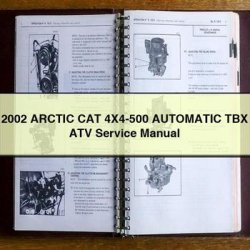 2002 Arctic CAT 4X4-500 Automatic TBX ATV Service Repair Workshop Manual PDF