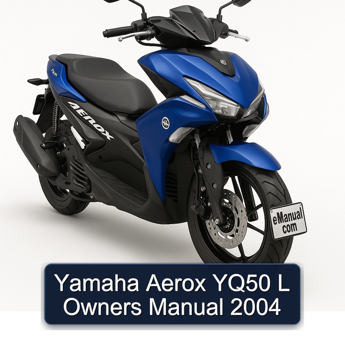 2004 Yamaha Aerox YQ50 L Owners Owner's Manual PDF