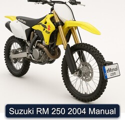 2004 Suzuki RM Series 250 Service Repair Workshop Manual PDF