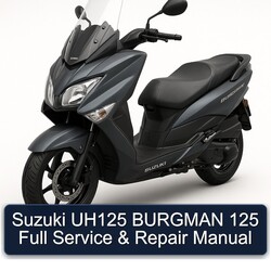 Suzuki Burgman Series UH125 125 Service Repair Workshop Manual PDF