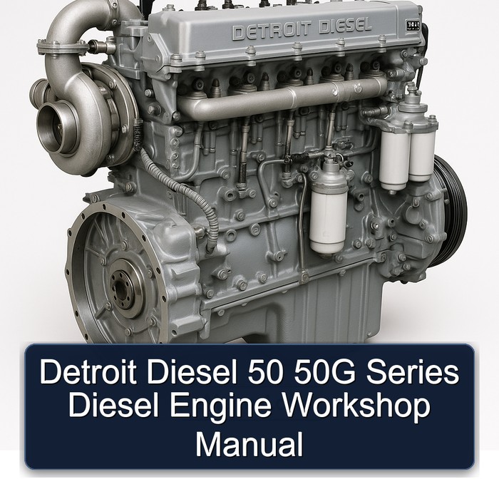 Detroit Diesel 50 50G Series Engine Service Repair Workshop Manual PDF