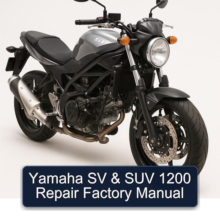 Yamaha SV Models SUV 1200 Service Repair Workshop Manual PDF