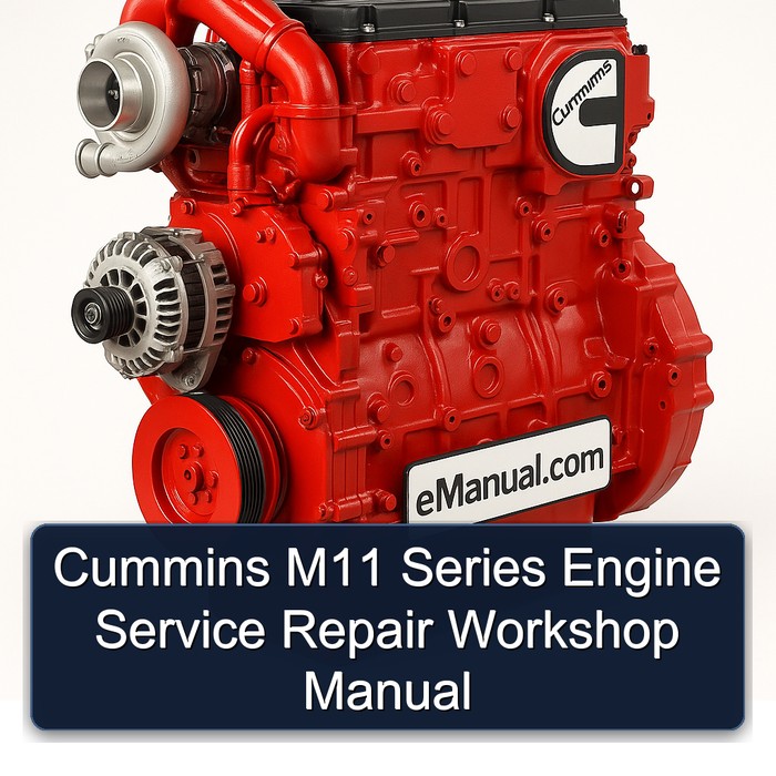 Cummins M Series M11 Engine Service Repair Workshop Manual PDF