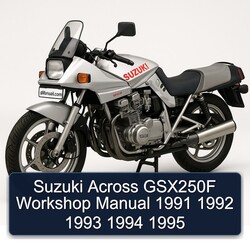 1991-1995 Suzuki Katana Models Across GSX250F Service Repair Workshop Manual PDF
