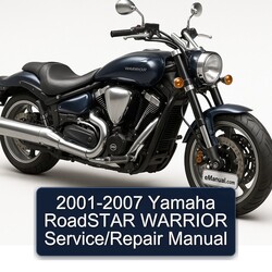 2001-2007 Yamaha Warrior Roadstar Service Repair Workshop Manual PDF