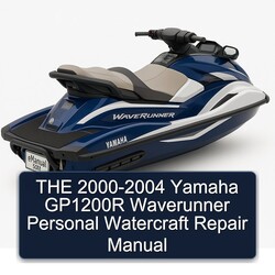 2000-2004 Yamaha GP1200R Waverunner Personal Watercraft Service Repair Workshop Manual PDF