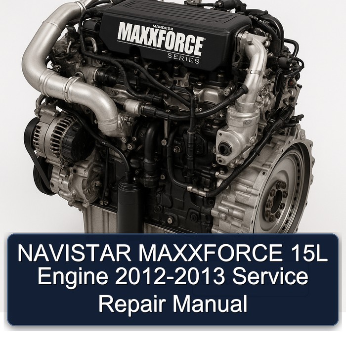 2012-2013 Navistar Maxxforce 15L Engine Service Repair Workshop Manual PDF