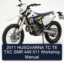 2011 Husqvarna TXC Models TC TE SMR 449 511 Service Repair Workshop Manual PDF