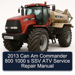 2013 Can Am Commander 800 1000 S SSV Service Repair Workshop Manual PDF