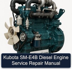 Kubota SM-E4B Diesel Engine Service Repair Workshop Manual PDF