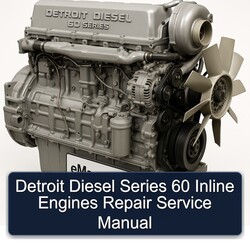 Detroit Diesel 60 Series Inline Engines Service Repair Workshop Manual PDF