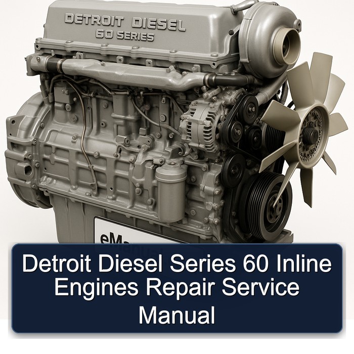 Detroit Diesel 60 Series Inline Engines Service Repair Workshop Manual PDF