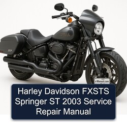 2003 Harley Davidson Fxsts Springer ST Service Repair Workshop Manual PDF