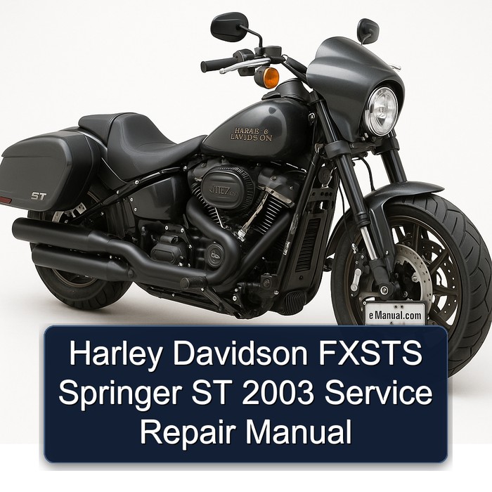 2003 Harley Davidson Fxsts Springer ST Service Repair Workshop Manual PDF