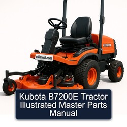 Kubota B7200E Tractor Illustrated Master Parts Catalog PDF