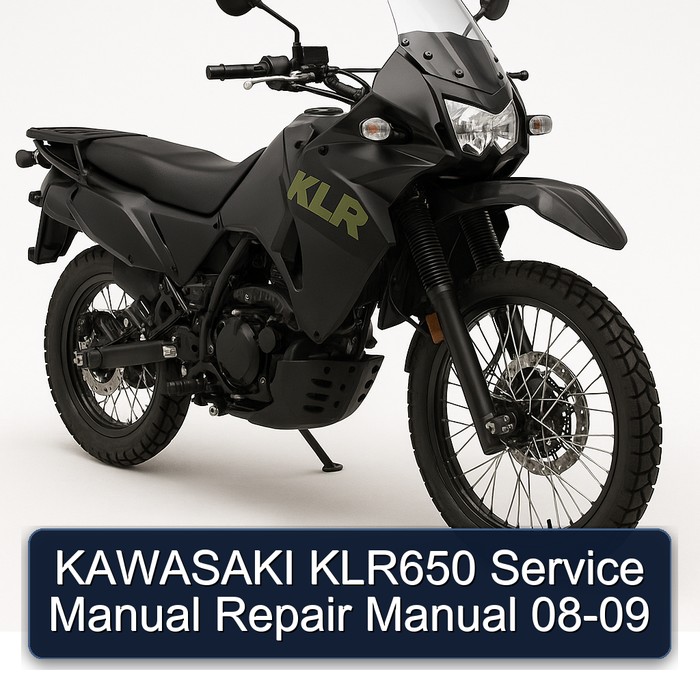 2008-2009 Kawasaki KLR Series KLR650 Service Repair Workshop Manual PDF