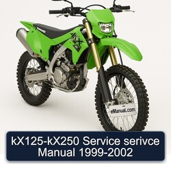1999-2002 Kawasaki KX Series KX125-KX250 Serivce Service Repair Workshop Manual PDF