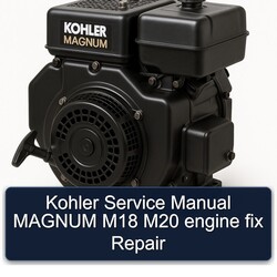 Kohler Magnum Models M18 M20 Engine Fix Service Repair Workshop Manual PDF