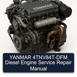 Yanmar 2 V Series 4tnv84t-dfm Diesel Engine Service Repair Workshop Manual PDF