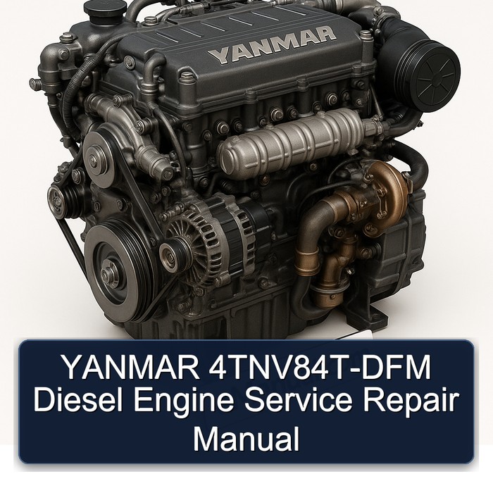 Yanmar 2 V Series 4tnv84t-dfm Diesel Engine Service Repair Workshop Manual PDF