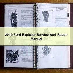 2012 Ford Explorer Service Repair Workshop Manual PDF