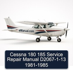 1981-1985 Cessna 180 185 D2067-1-13 Service Repair Workshop Manual PDF
