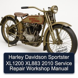 2010 Harley Davidson Sportster XL1200 XL883 Service Repair Workshop Manual PDF