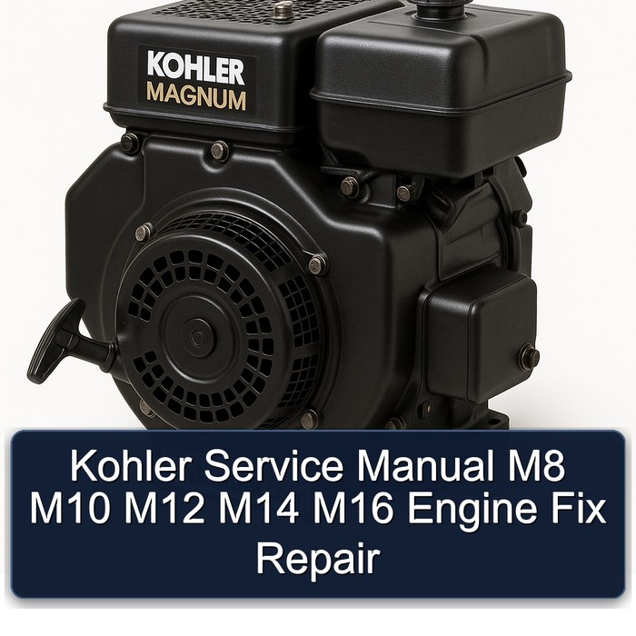 Kohler Magnum Models M8 M10 M12 M14 M16 Engine Fix Service Repair Workshop Manual PDF